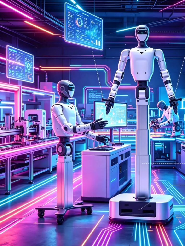 Application of Lifting Columns in Embodied Robots