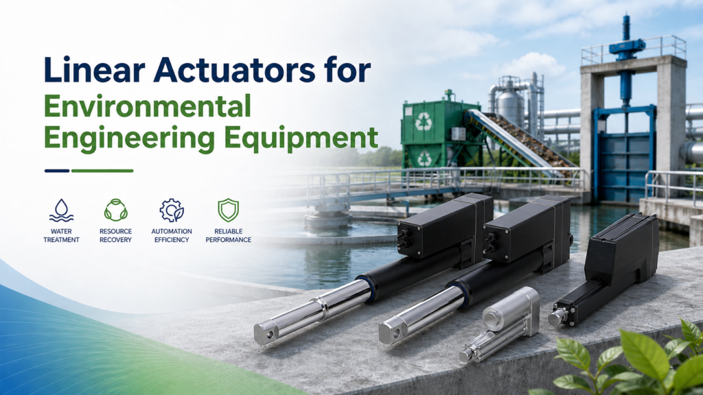 Linear Actuators for Environmental Engineering Equipment