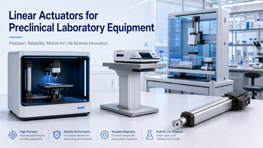 Linear Actuators for Preclinical Laboratory Equipment