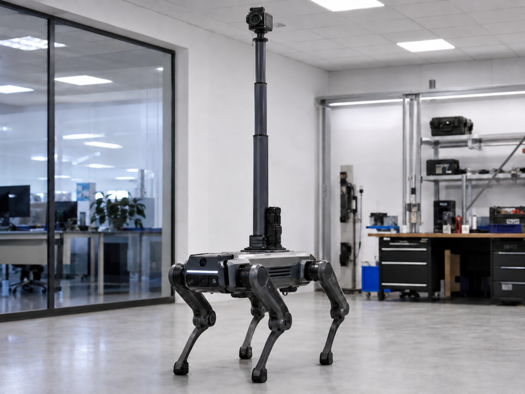 compact electric telescopic mas for a mobile robotic